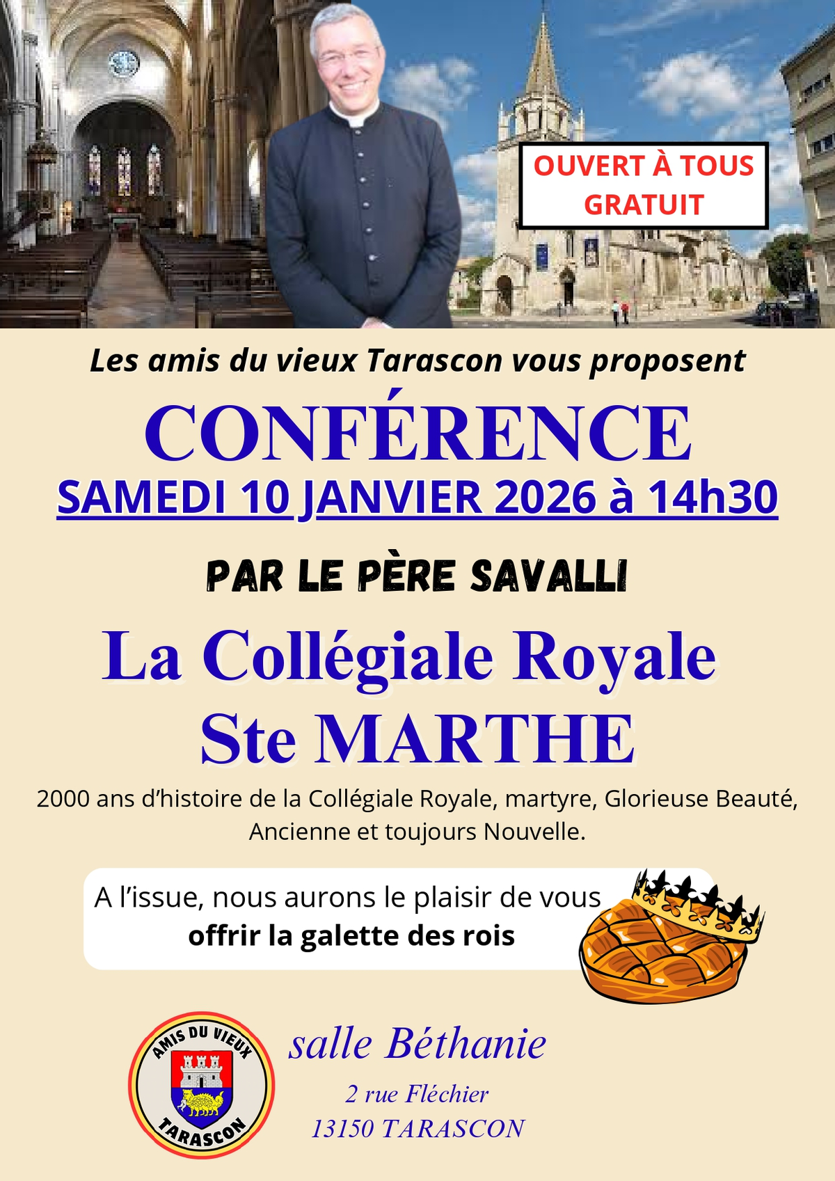 Conférence/La Collégiale Royale Sainte Marthe