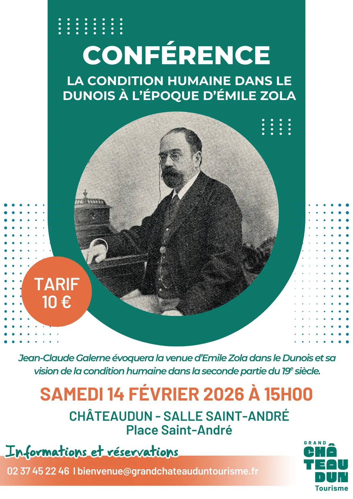 Conférence - La condition humaine dans le Dunois à l'époque d'Emile Zola