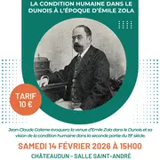Conférence - La condition humaine dans le Dunois à l'époque d'Emile Zola
