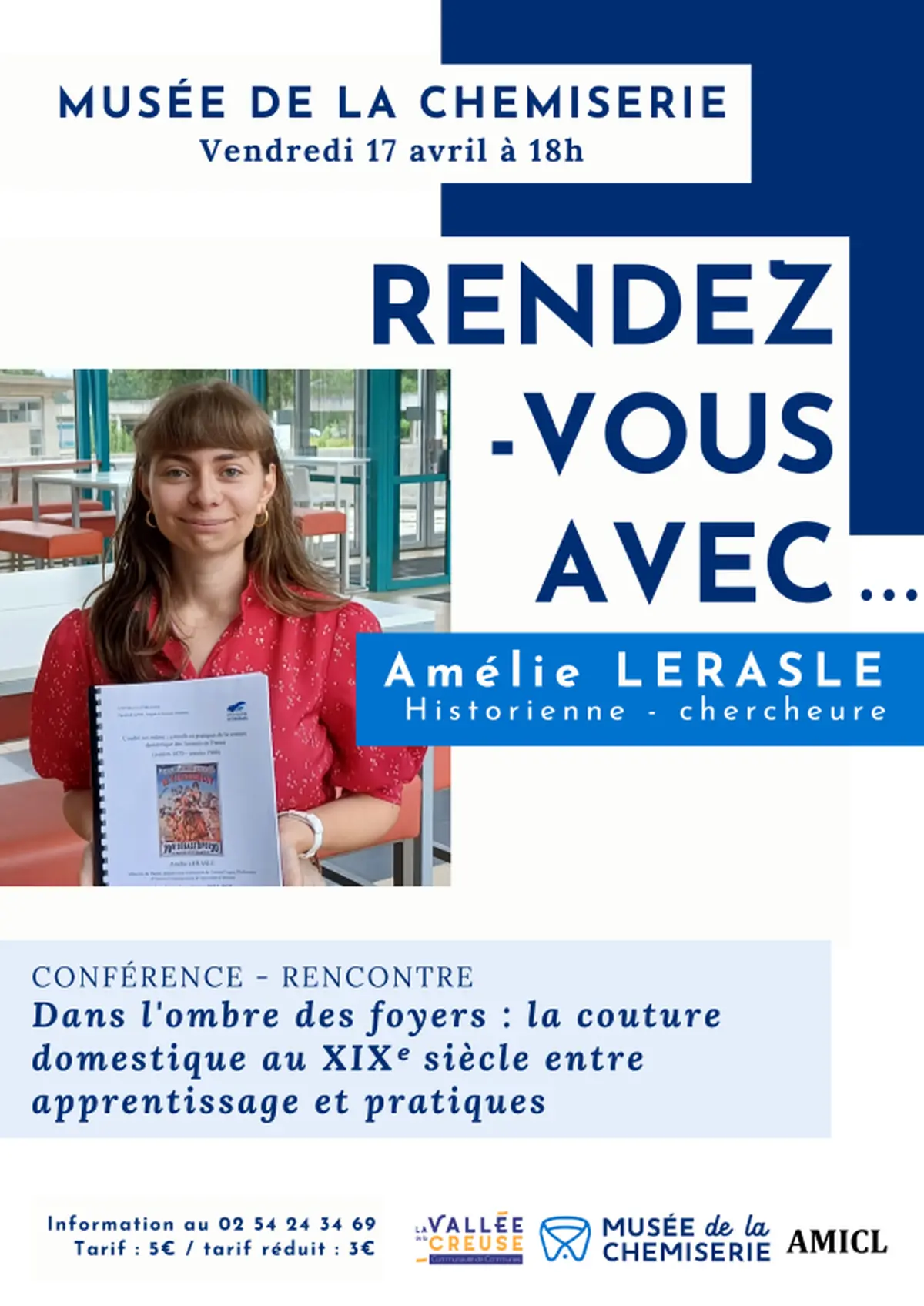 Conférence : La couture domestiques au XIXe  siècle