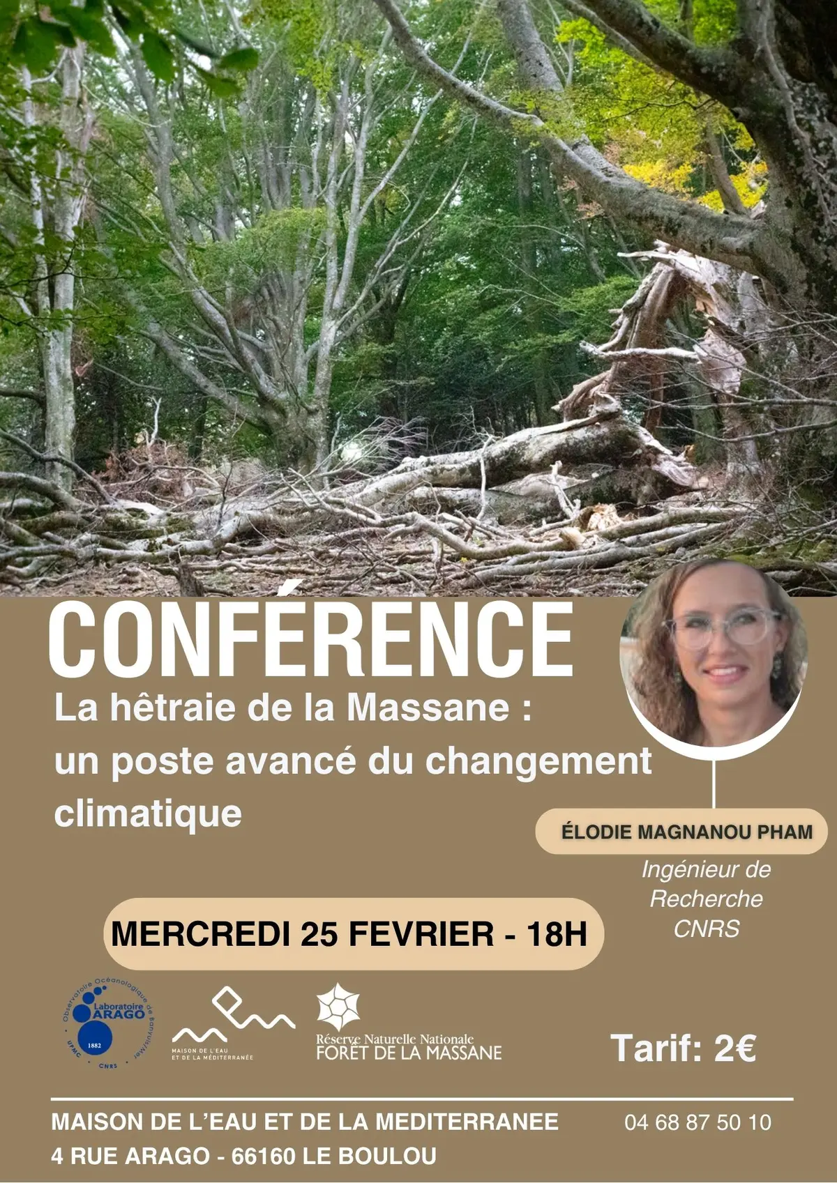 Conférence La Hêtraie De La Massane  Par Elodie Magnanou Pham