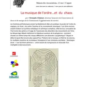 Conférence La musique d'ordre... et du chaos à Niort