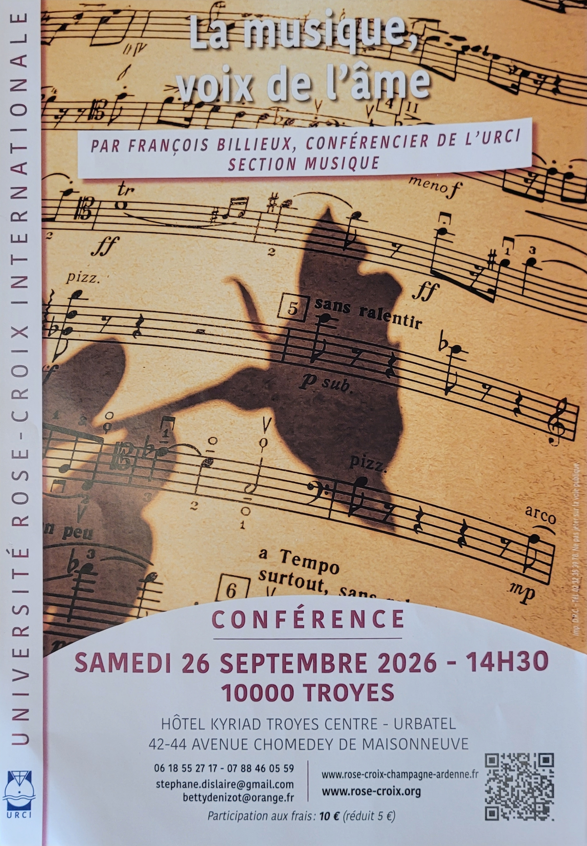 Conférence - La musique, voix de l'âme