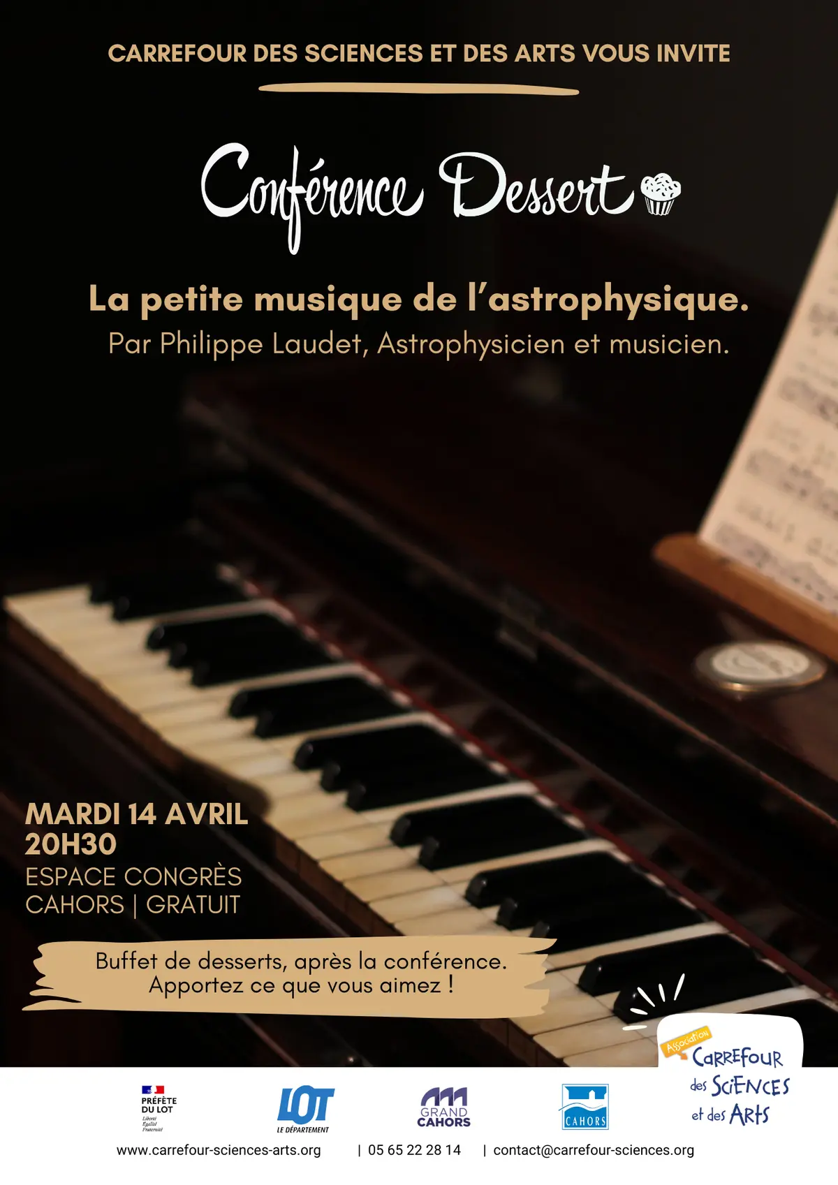 Conférence : La petite musique de l’astrophysique