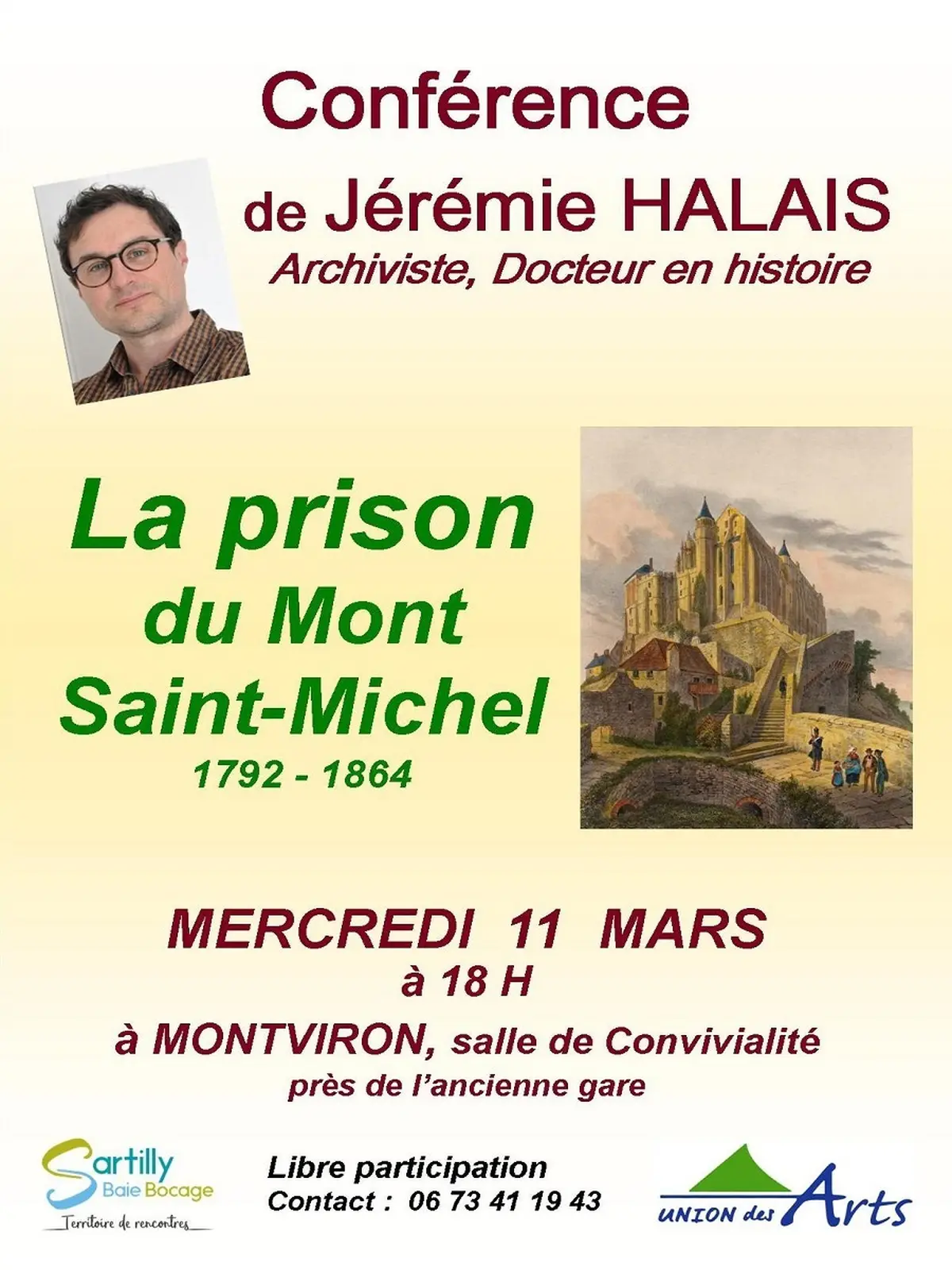 Conférence La prison du Mont Saint-Michel - 1782 - 1864
