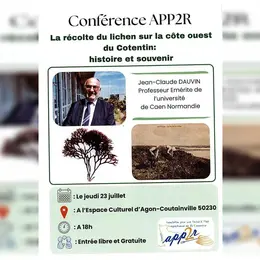 Conférence La récolte du lichen sur la côte ouest du Cotentin : histoire et souvenir