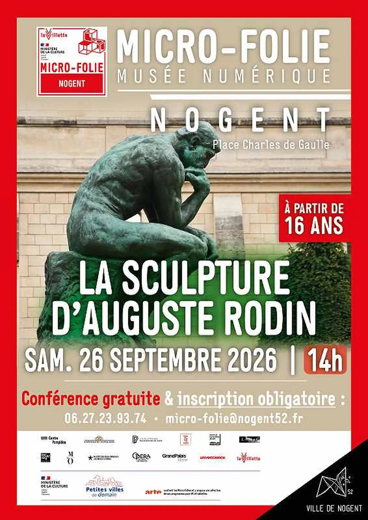 Conférence : La sculpture d'Auguste Rodin