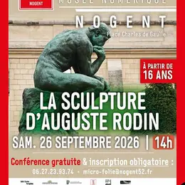 Conférence : La sculpture d'Auguste Rodin