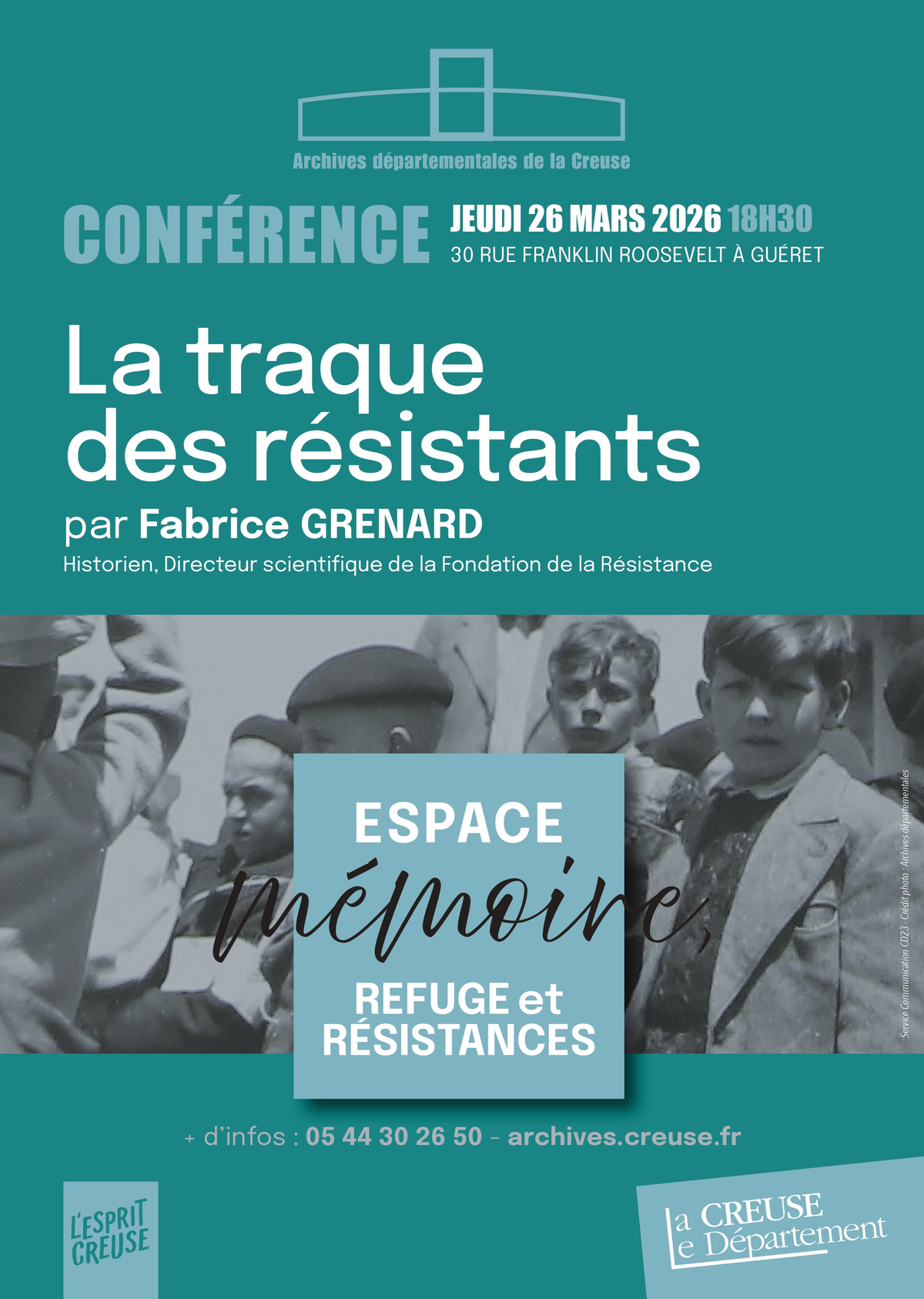 Conférence : la Traque des Résistants
