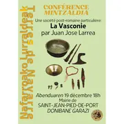 Conférence  la Vasconie, une société post-romaine particulière, par Juan José Larrea.