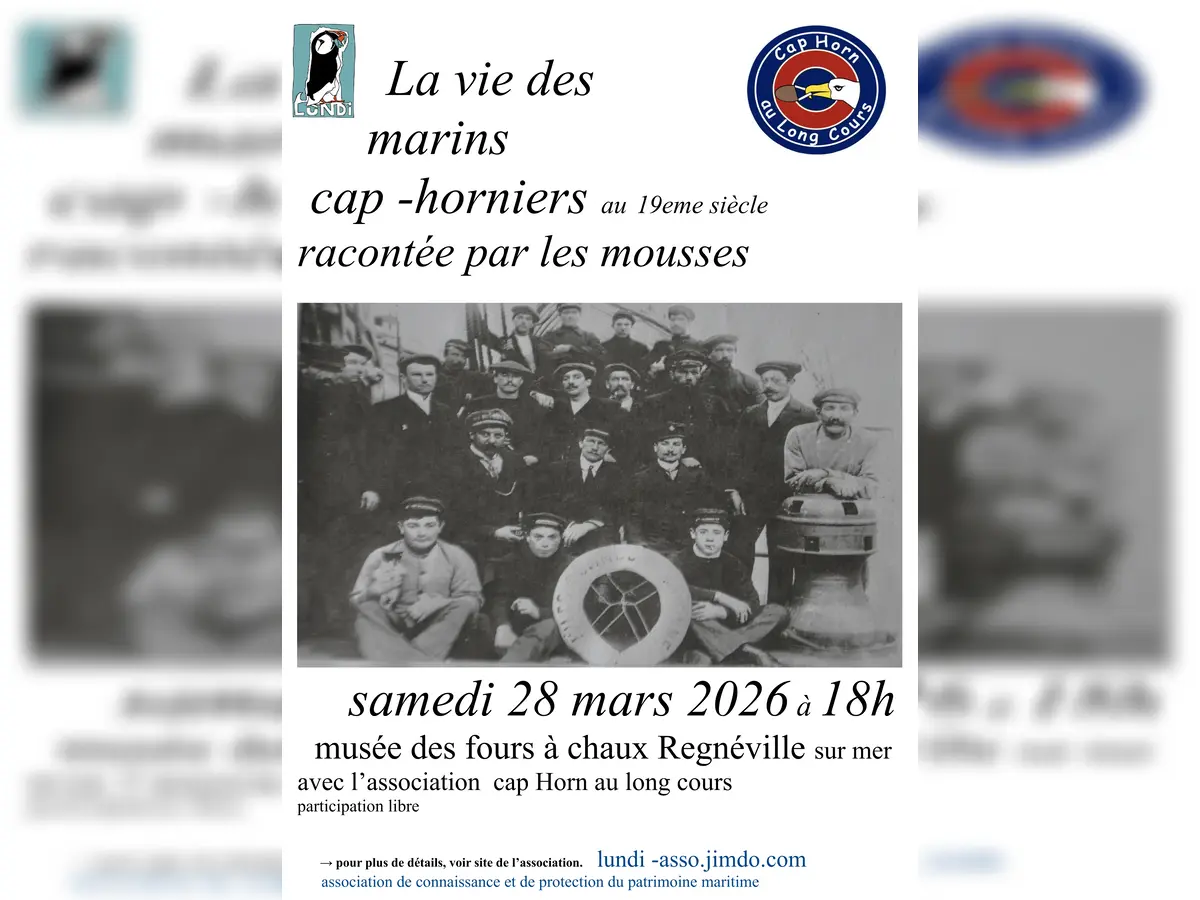 Conférence La vie des marins cap-horniers au 19e siècle racontée par les mousses
