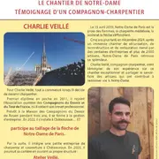 Conférence : Le chantier de Notre-Dame, témoignage d'un compagnon-charpentier
