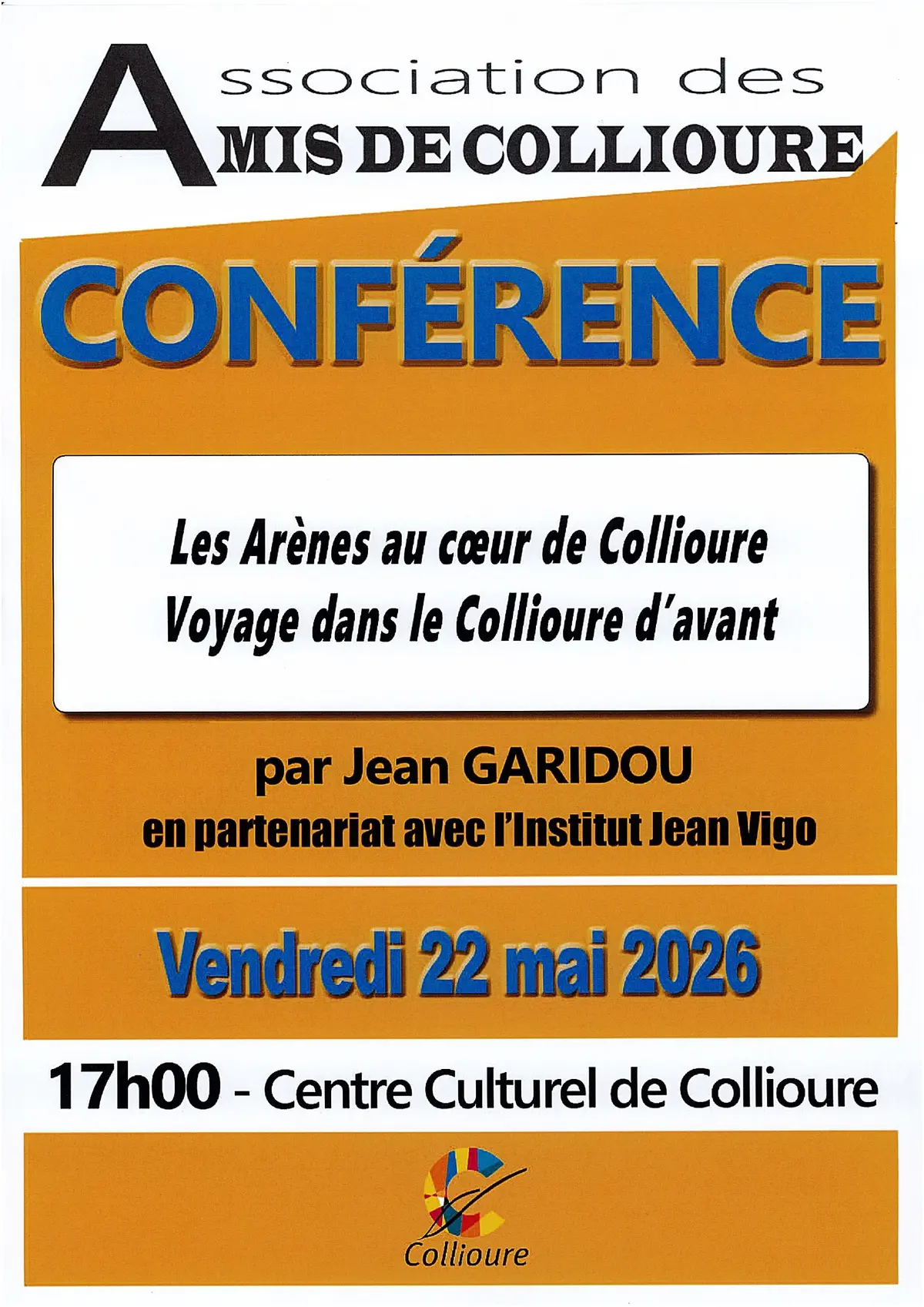 Conférence Le Collioure D'Avant