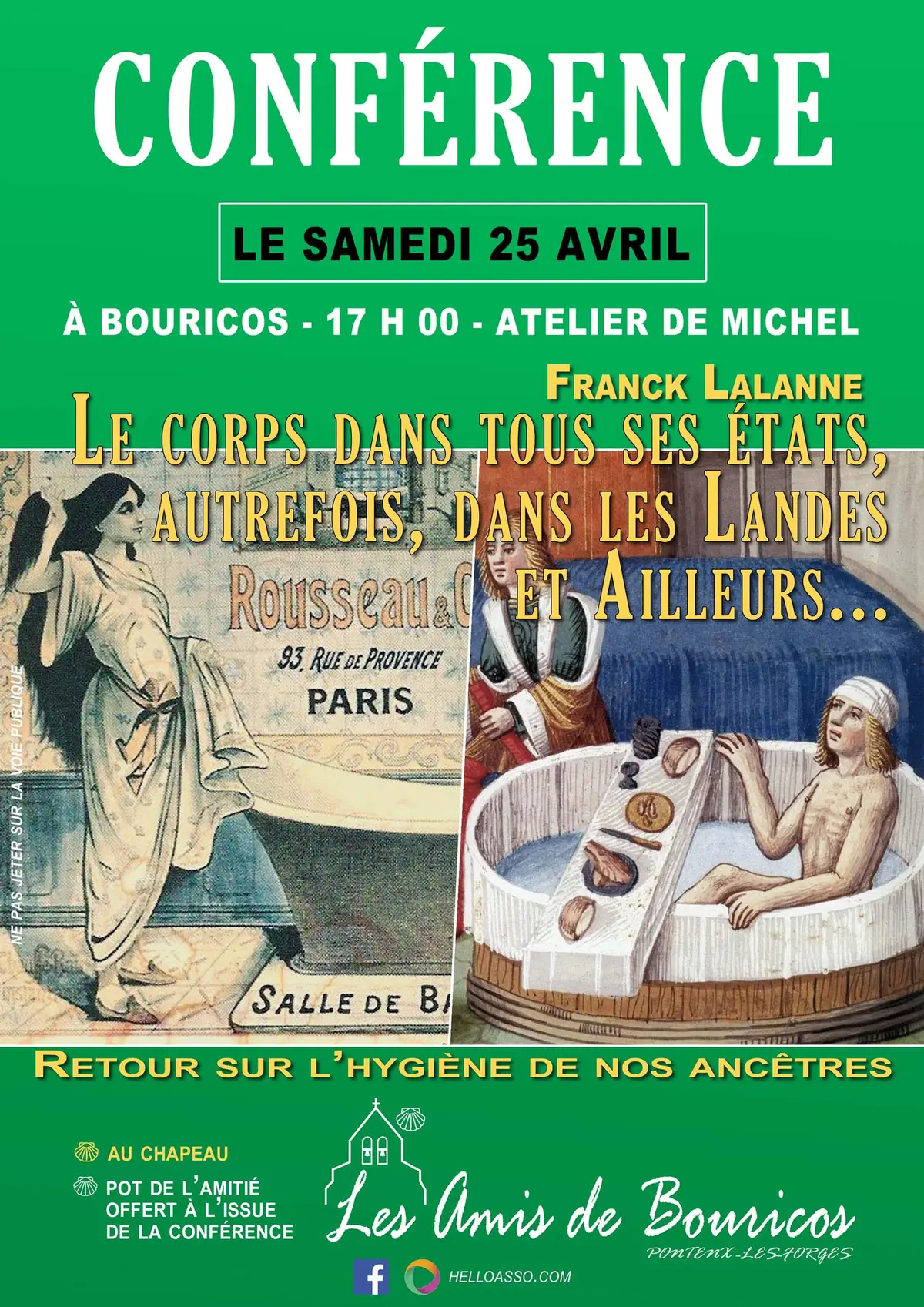 Conférence Le corps dans tous ses états, autrefois, dans les Landes et ailleurs 