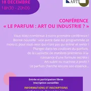 Conférence « Le parfum : art ou industrie ? » au Prieuré des Arts à Saint-Remy