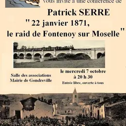 Conférence Le raid de Fontenoy-sur-Moselle du 22 janvier 1871