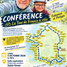 Conférence Le Tour de France à vélo