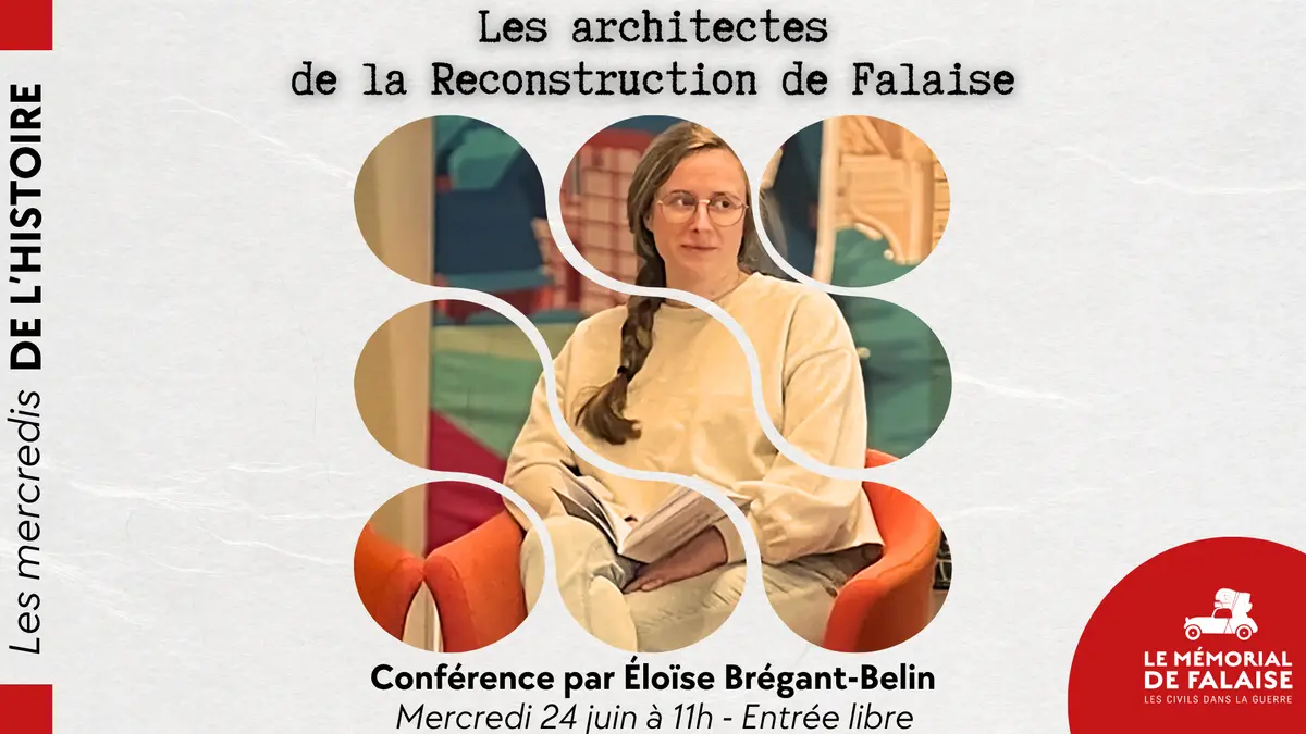 Conférence Les architectes de la Reconstruction de Falaise par Éloïse Brégant-Belin
