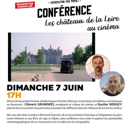 Conférence : les châteaux de la loire au cinéma