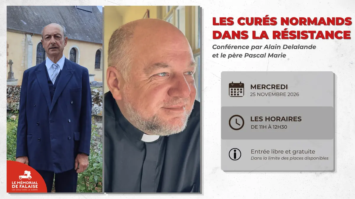 Conférence Les curés normands dans la Résistance par Alain Delalande et le père Pascal Marie