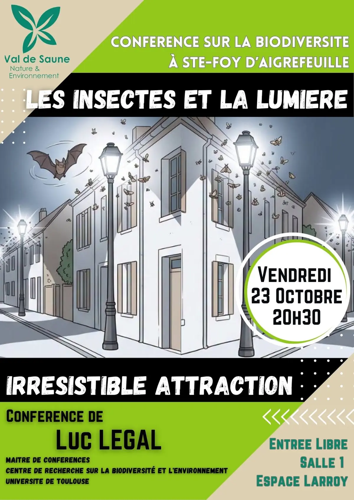 Conférence - Les Insectes Et La Lumière : Irrésistible Attraction