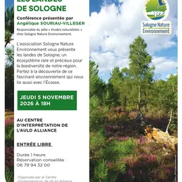 Conférence : Les landes de Sologne