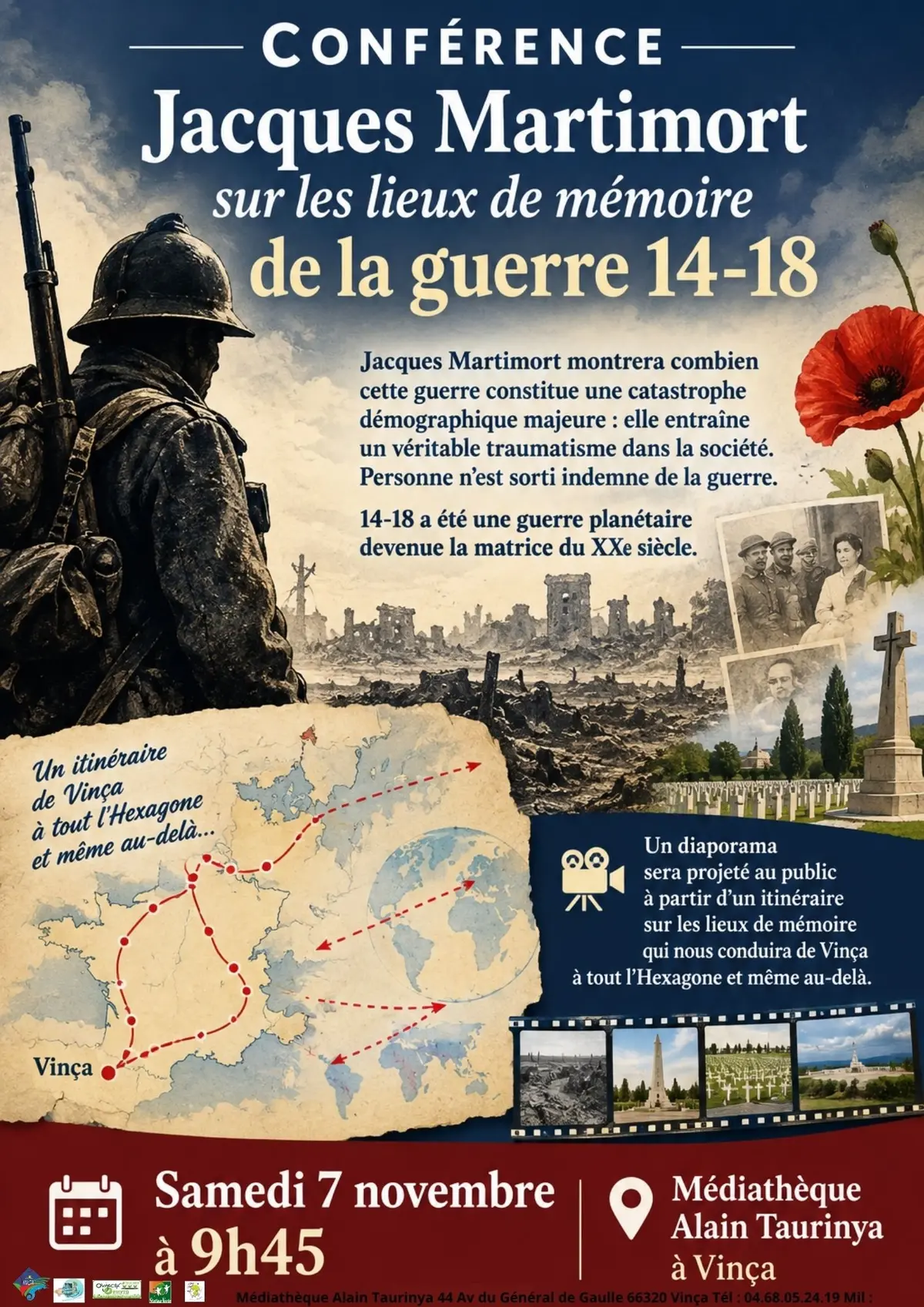 Conférence : Les Lieux De Mémoire De La Guerre 14-18