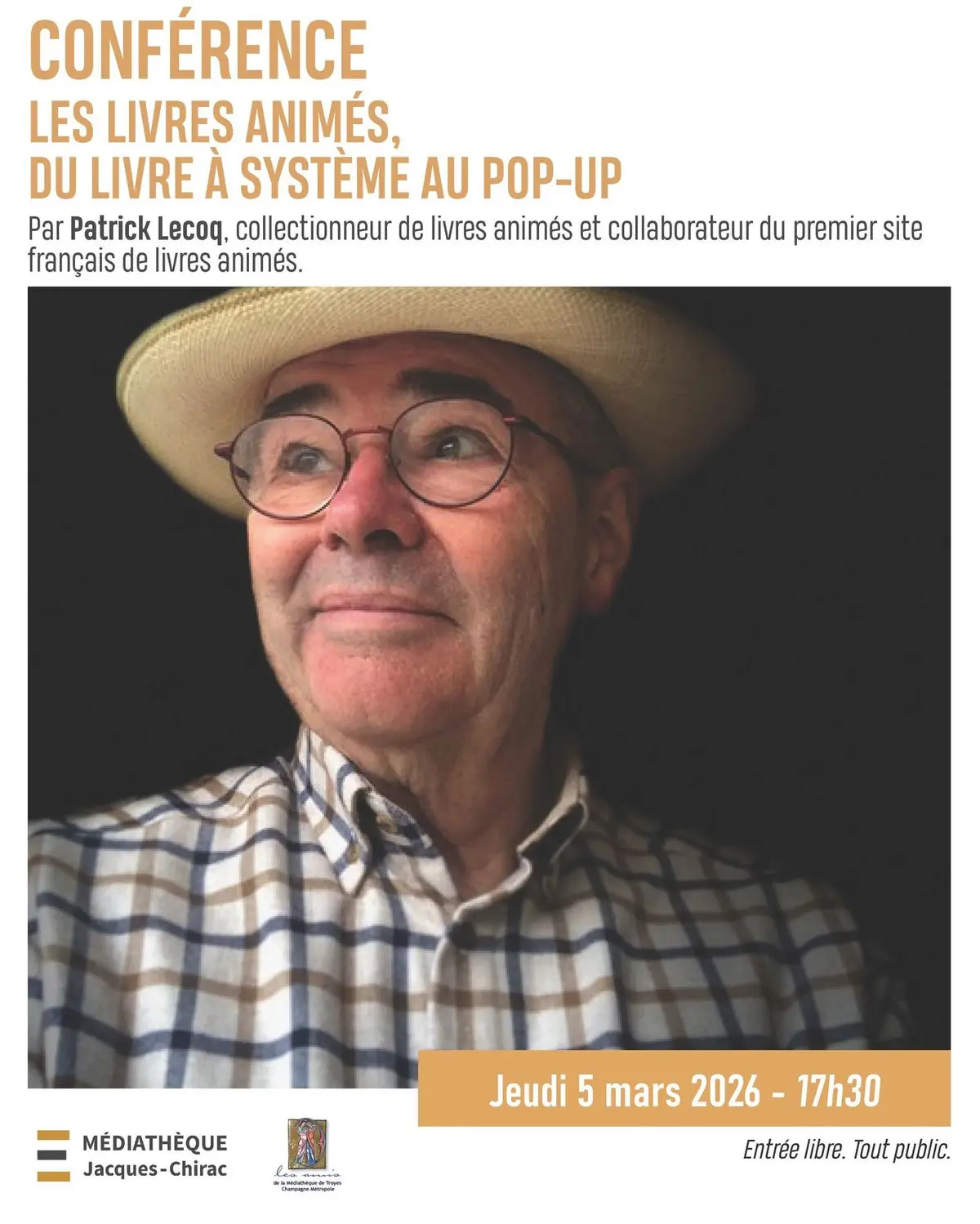 Conférence Les livres animés, du livre à systèmes… au pop-up