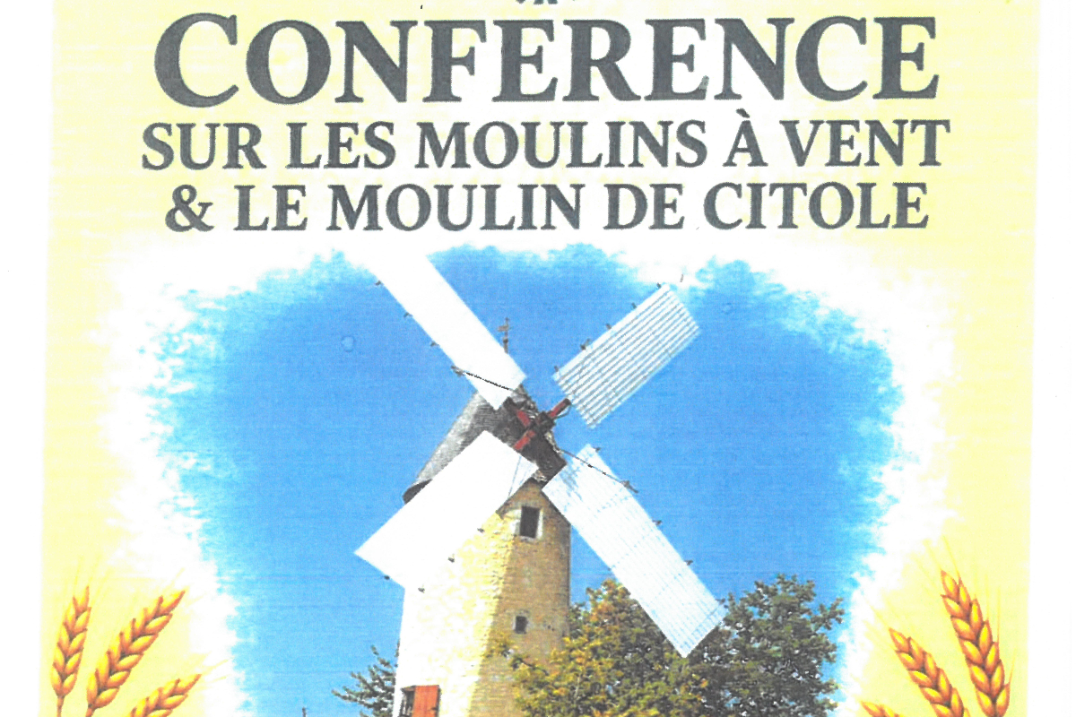 Conférence | Les Moulins à vents & le Moulin de Citole