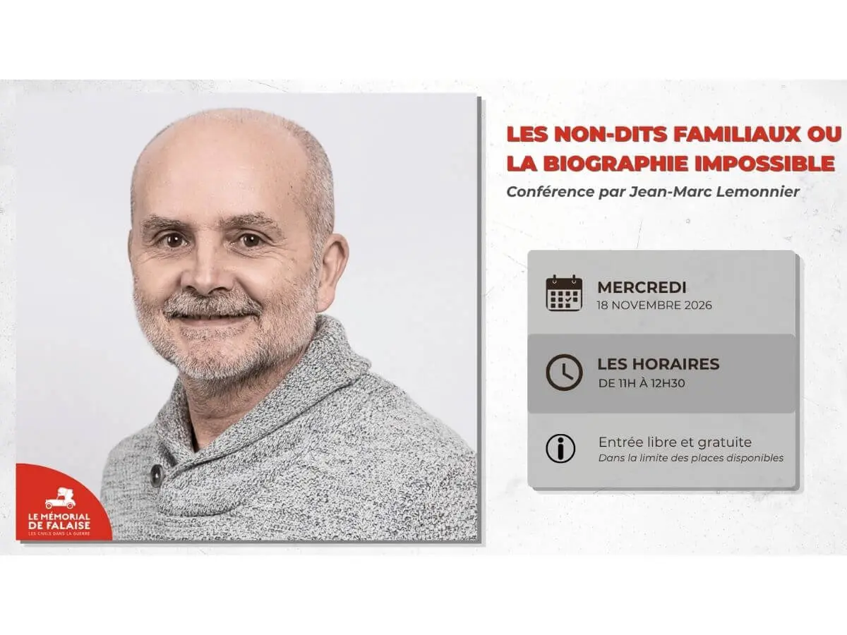 Conférence Les non-dits familiaux ou la biographie impossible  par Jean-Marc Lemonnier