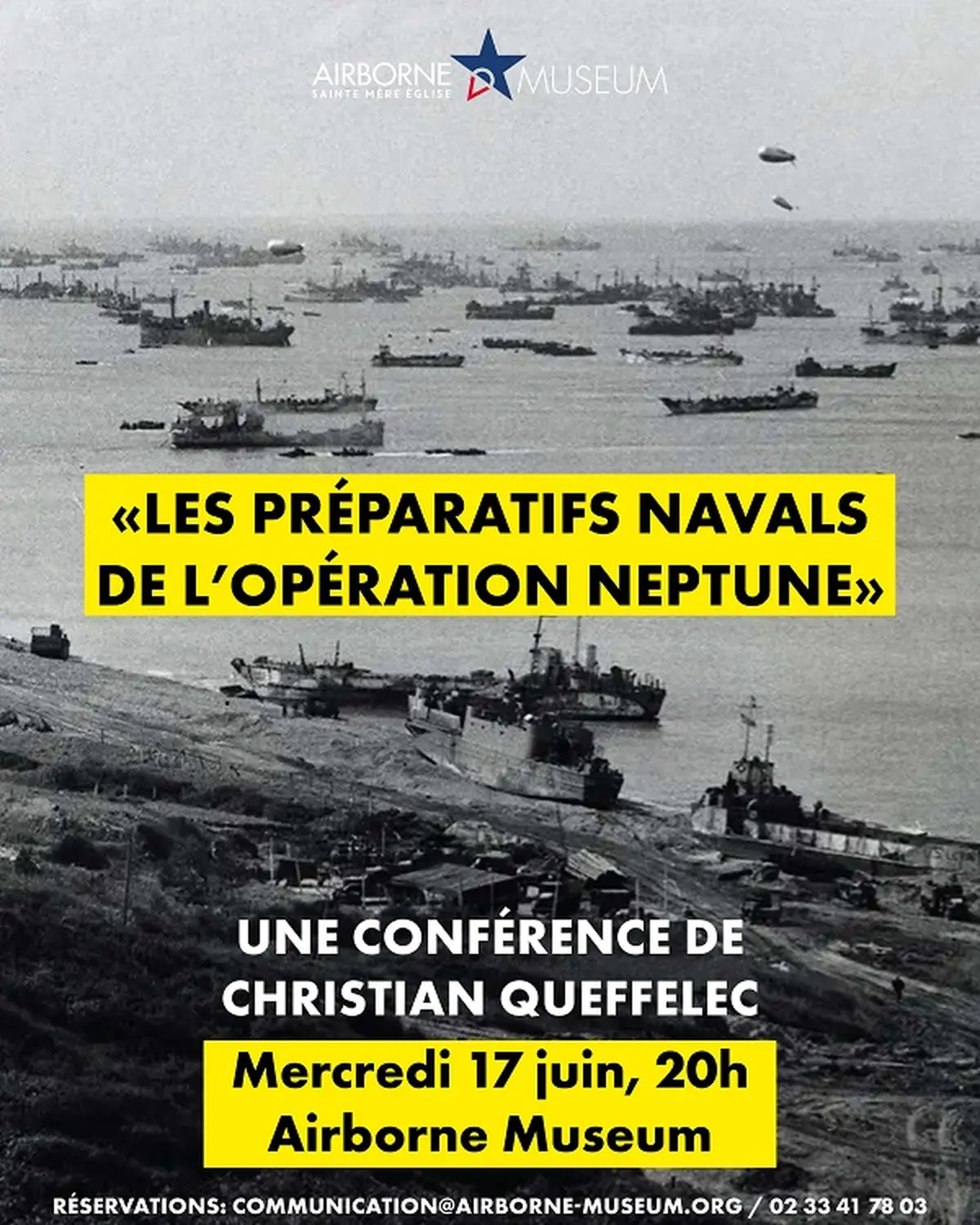 Conférence : Les préparatifs navals de l'Opération Neptune par Christian Queffelec