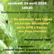 Conférence ''Les tiques''