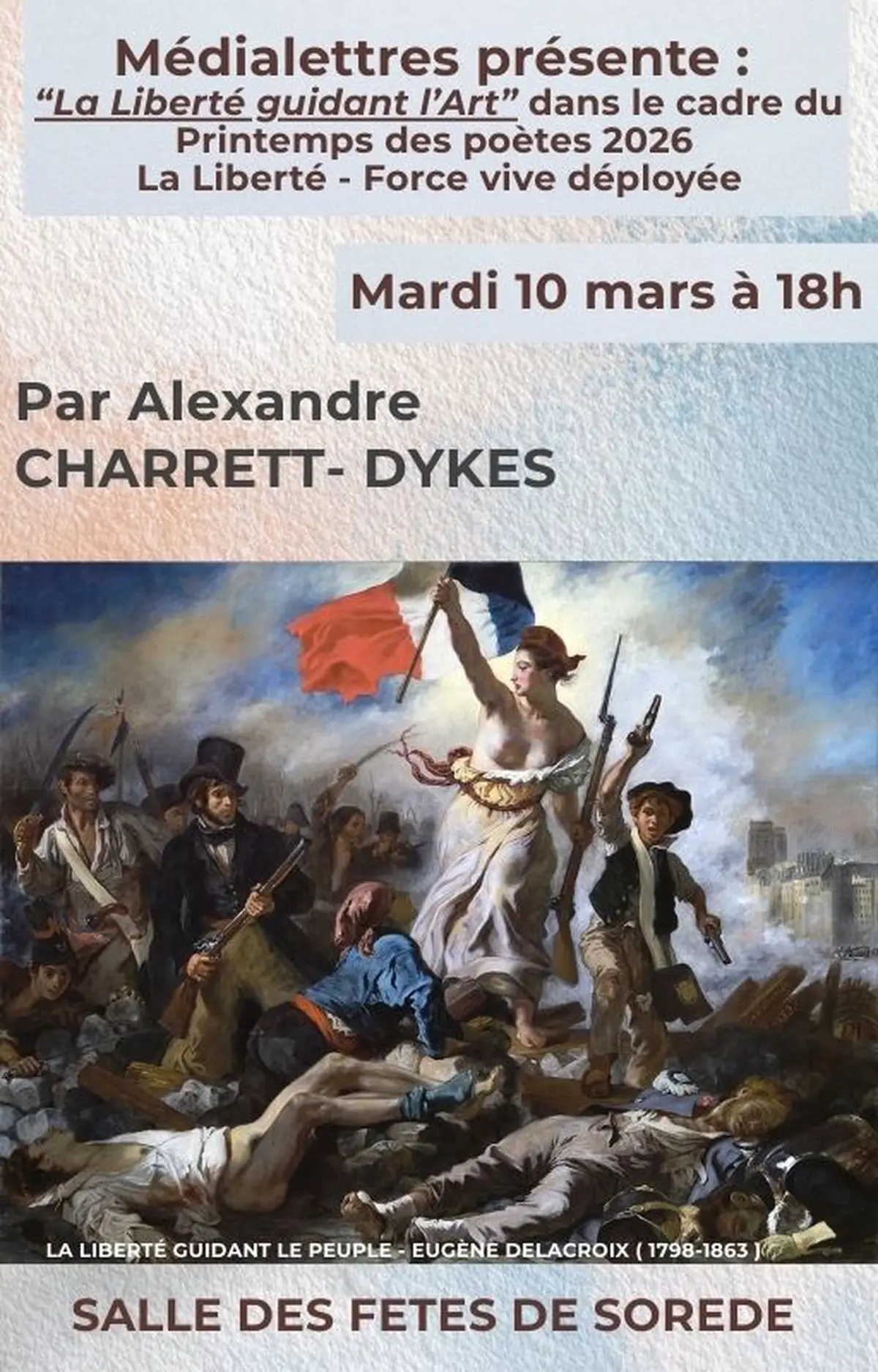 Conference Liberte Guidant L'Art