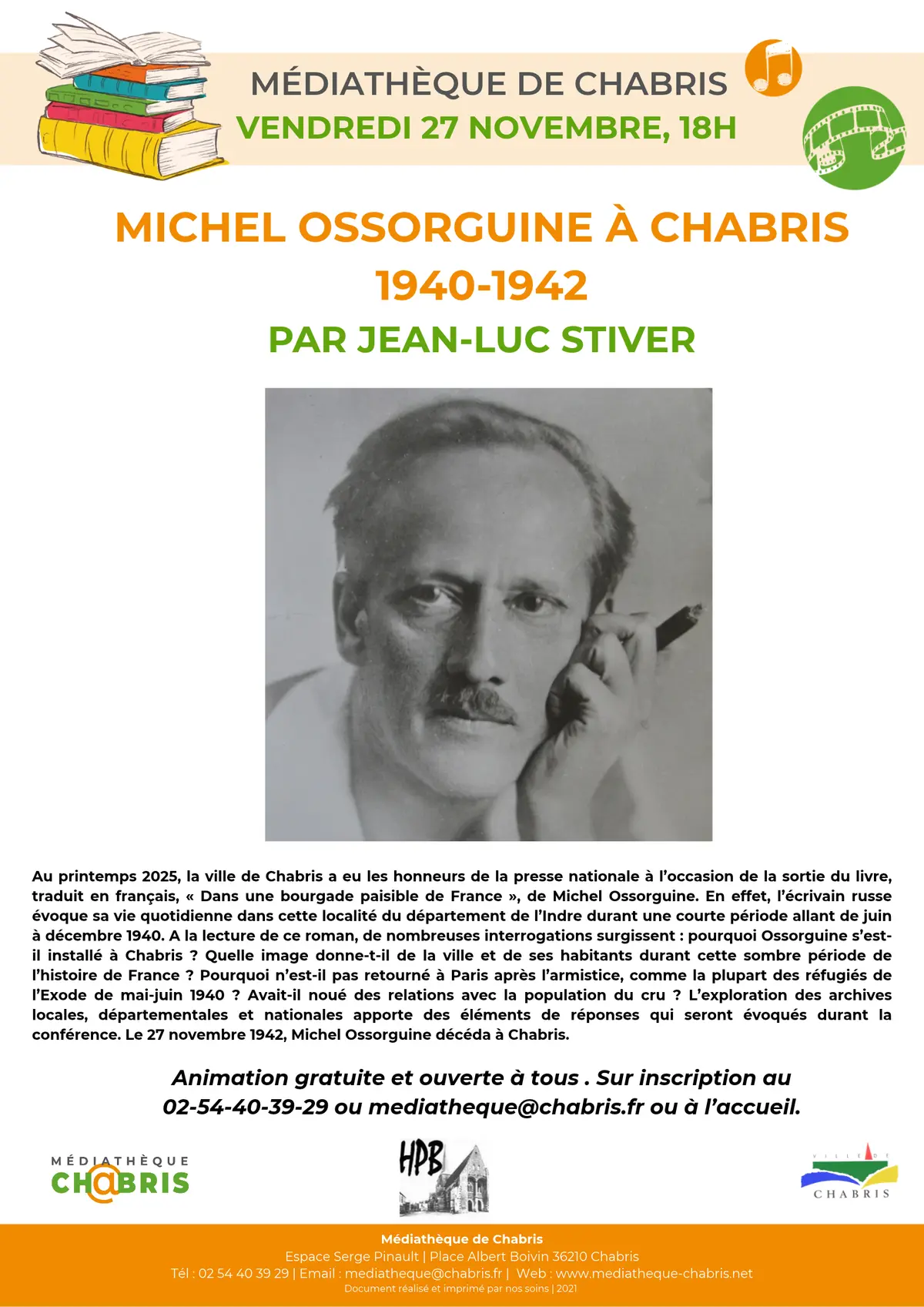 Conférence Michel OSSORGUINE