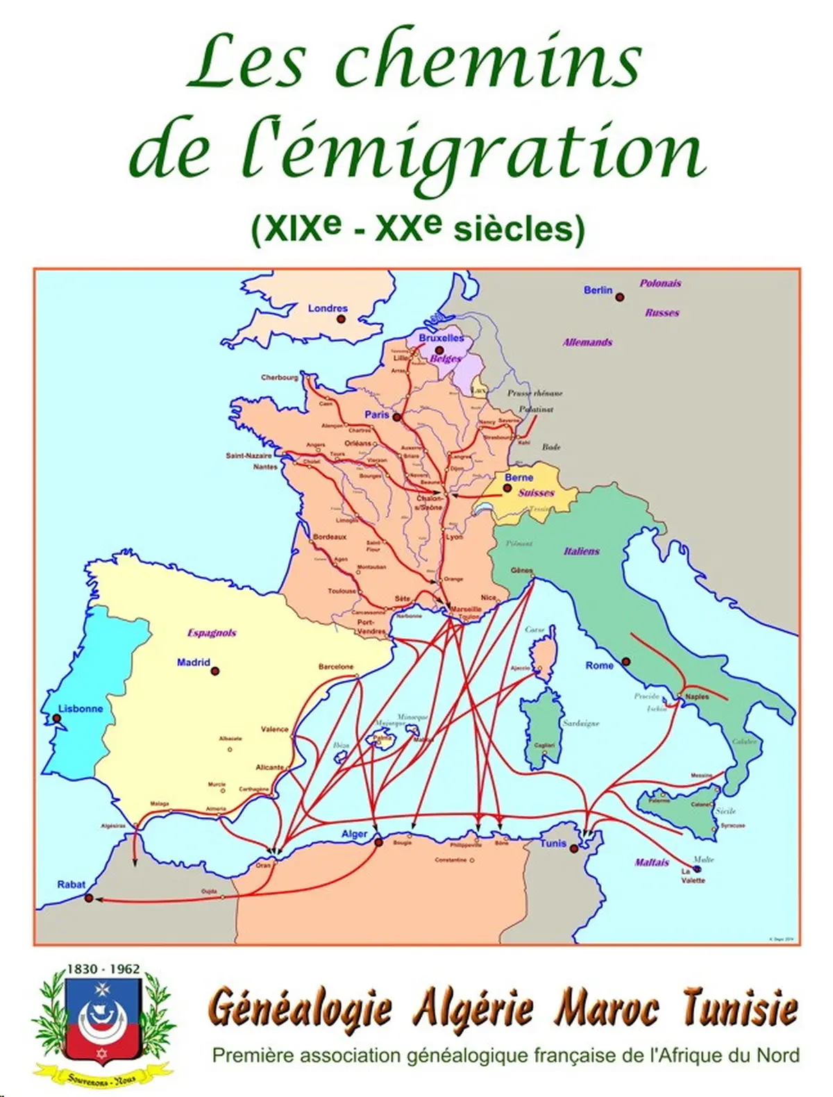 Conférence Migrations Européennes Vers L’algérie Au 19ème Siècle Par Monique Hernandez-Rousset