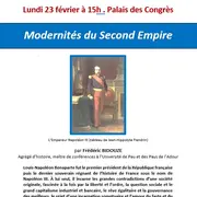 Conférence : Modernités du Second Empire par Frédéric BIDOUZE