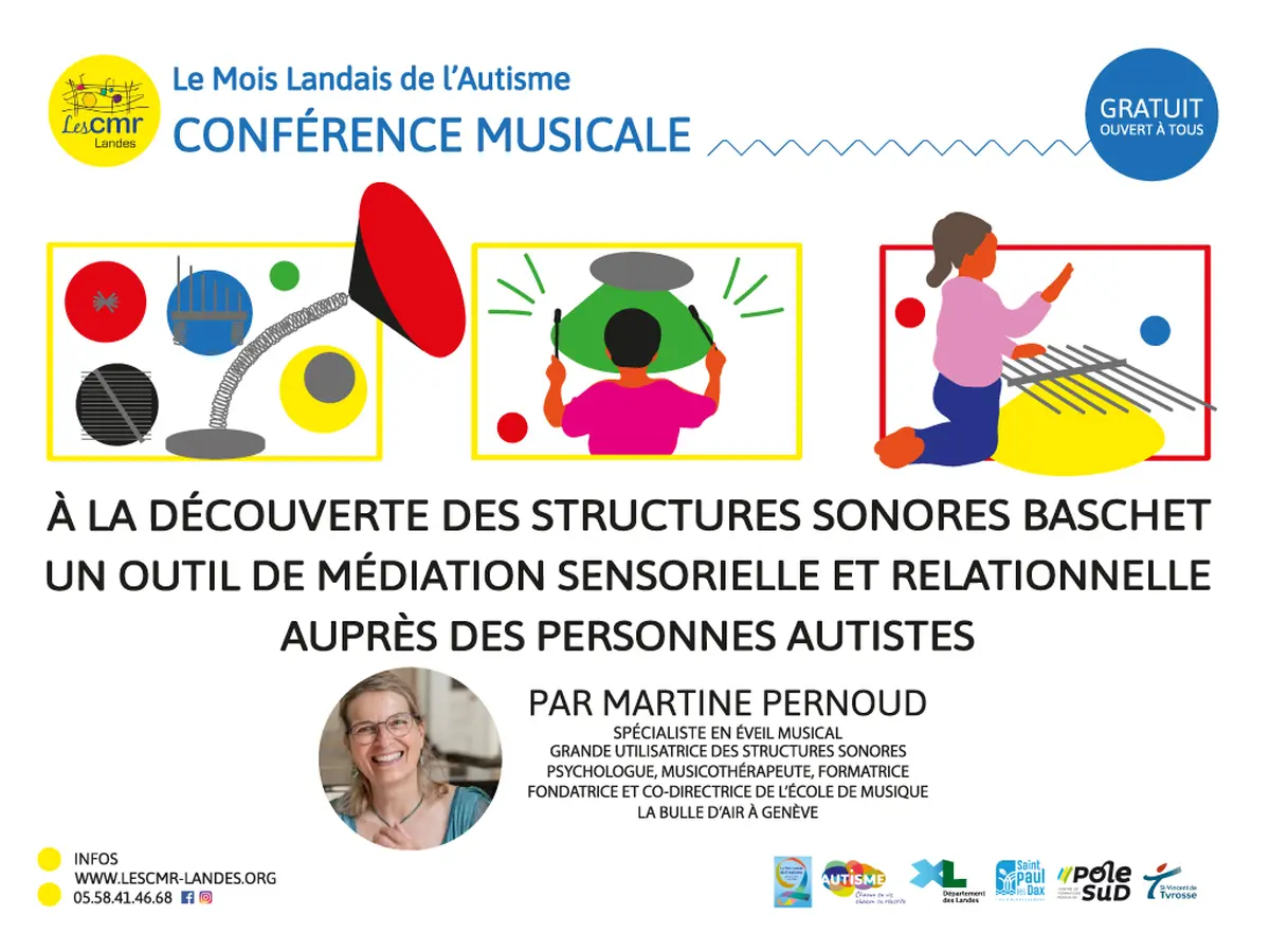 Conférence musicale de Martine PERNOUD - Mois Landais de l'Autisme
