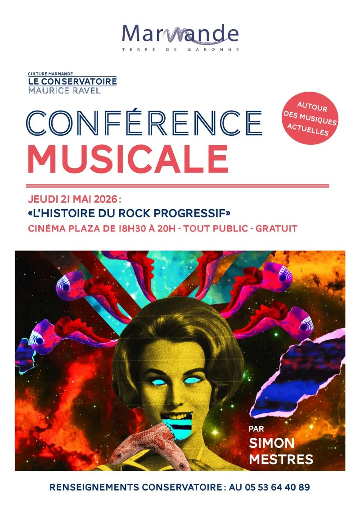 Conférence Musicale par Simon Mestres L'histoire du Rock progressif