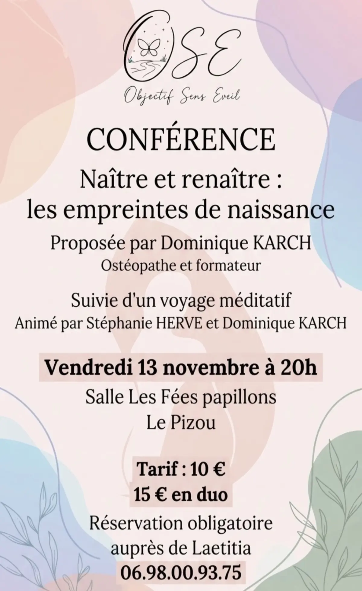Conférence Naître et Renaître