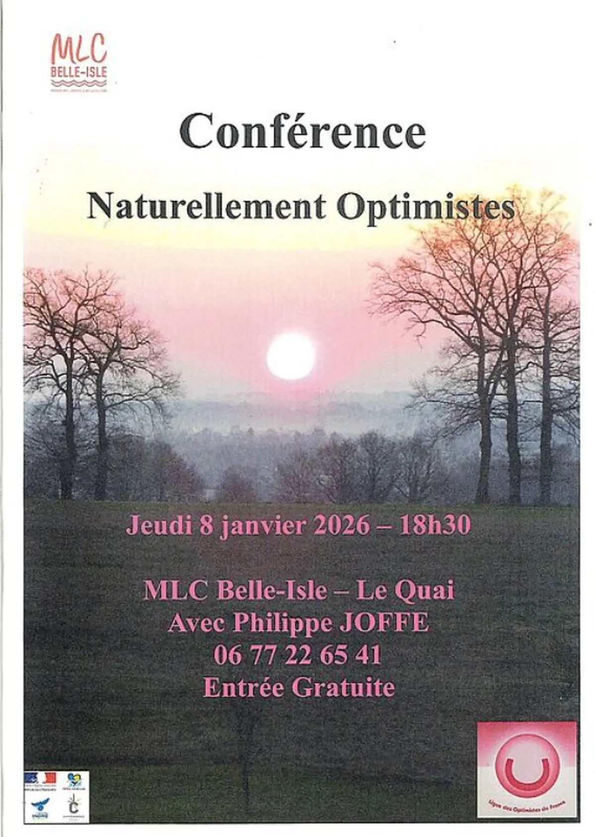 Conférence : naturellement optimistes
