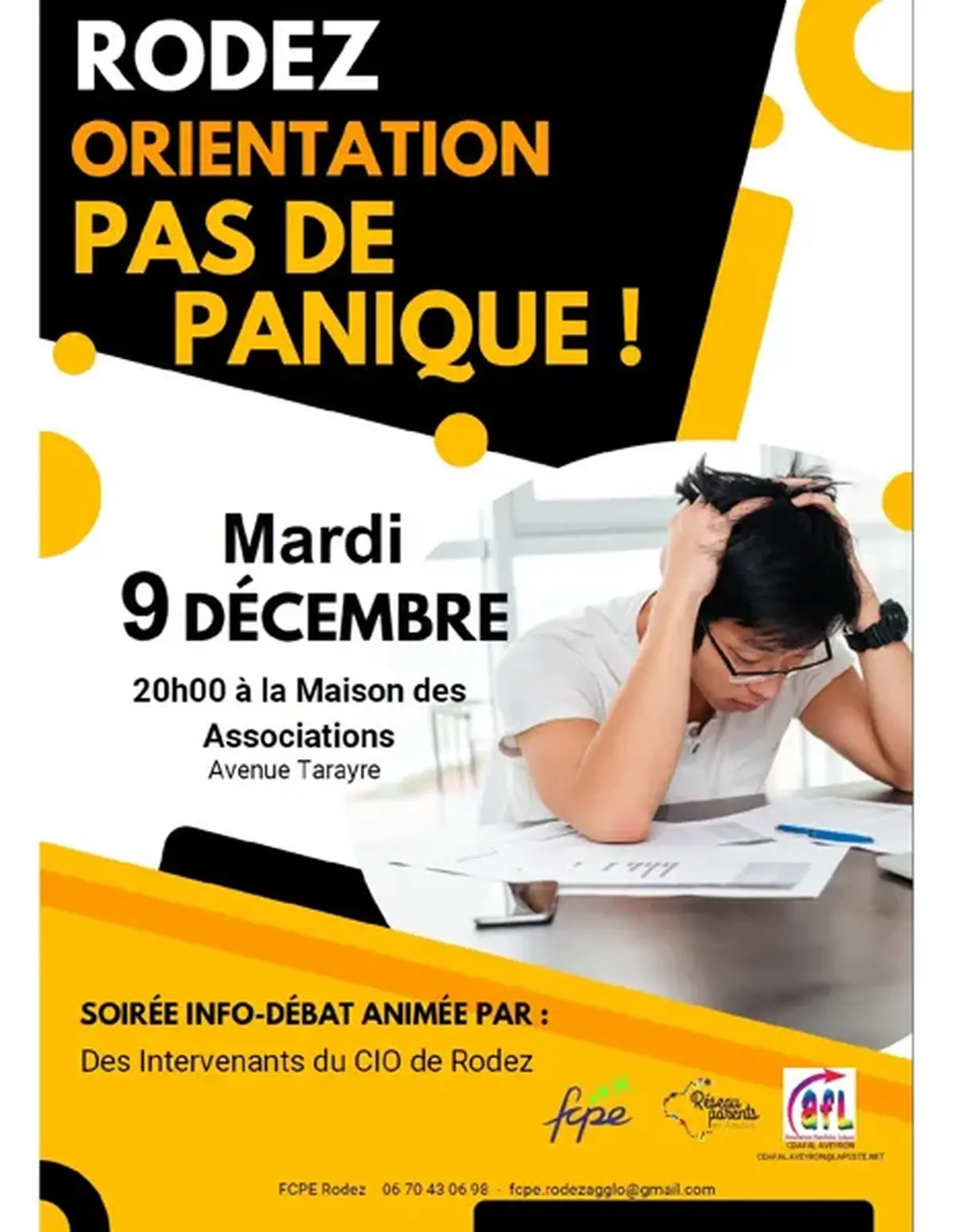 Conférence : Orientation : pas de panique