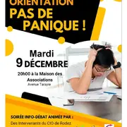 Conférence : Orientation : pas de panique