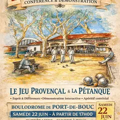 Conférence par René Brocca et Vincent Méger Pétanque et Jeu provençal