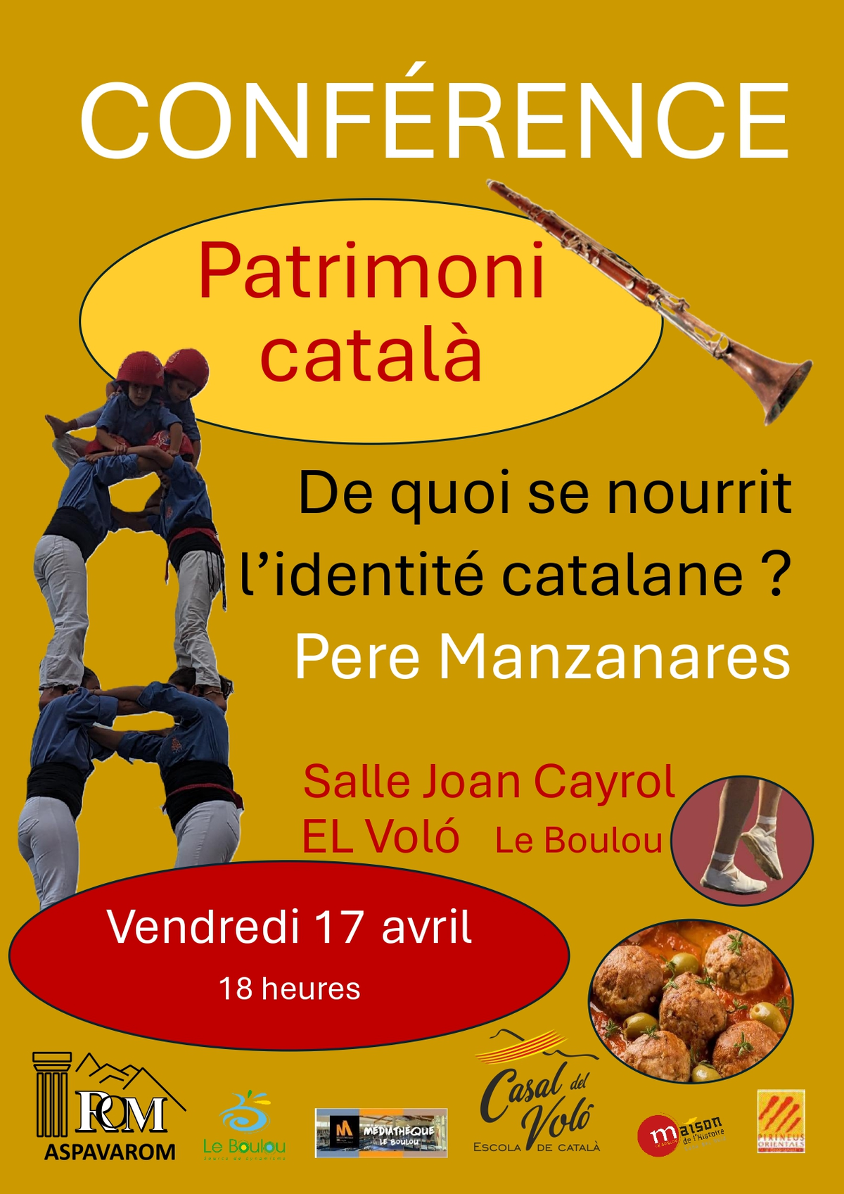Conférence Patrimoni Català Par Pere Manzanares