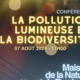 Conférence - Pollution lumineuse et biodiversité