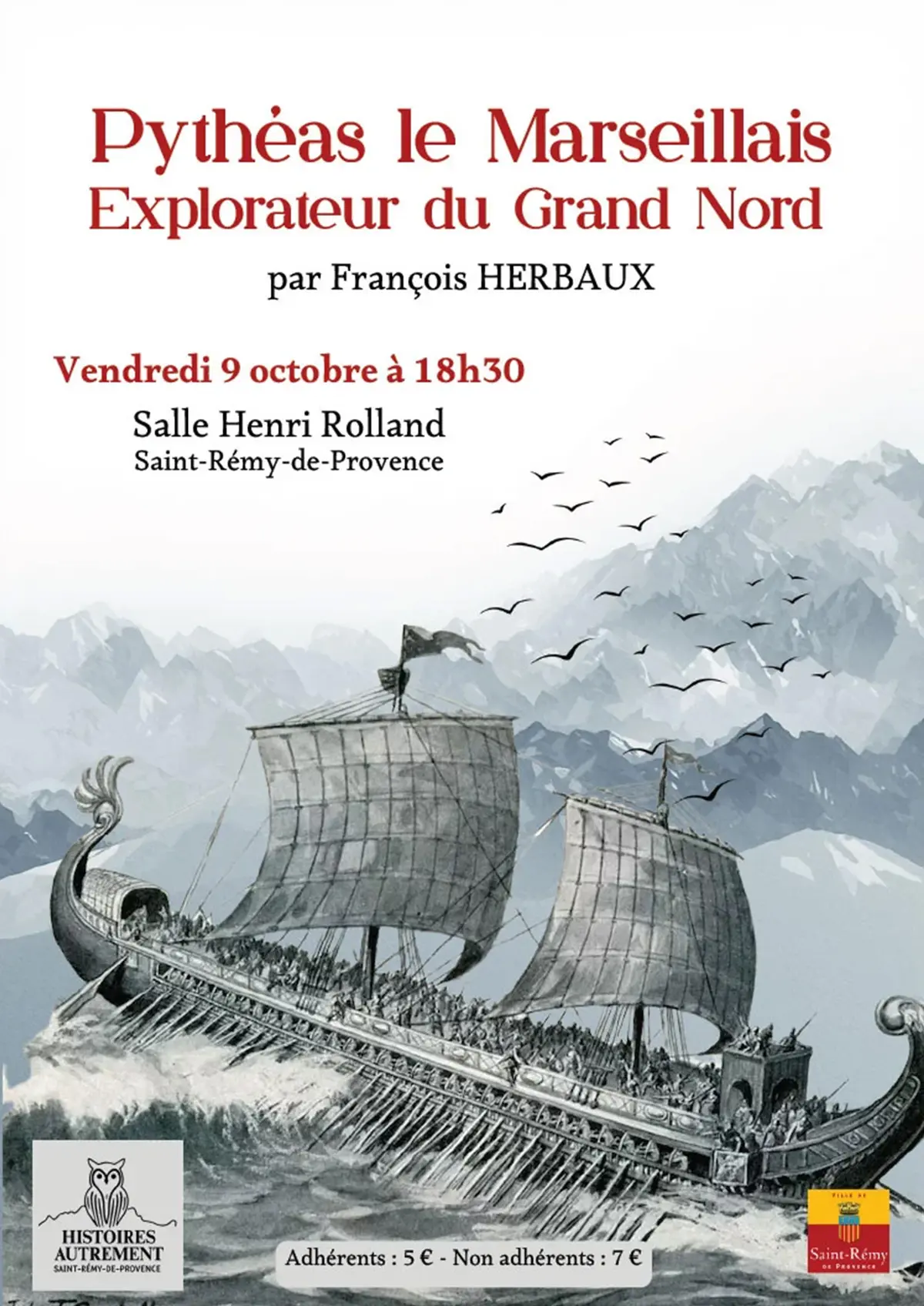 Conférence : Pythéas, explorateur du Grand Nord à Saint-Rémy-de-Provence