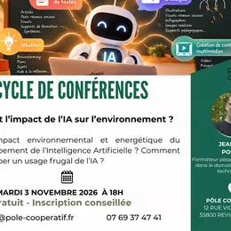 Conférence - Quel est l'impact de l'IA sur l'environnement ?