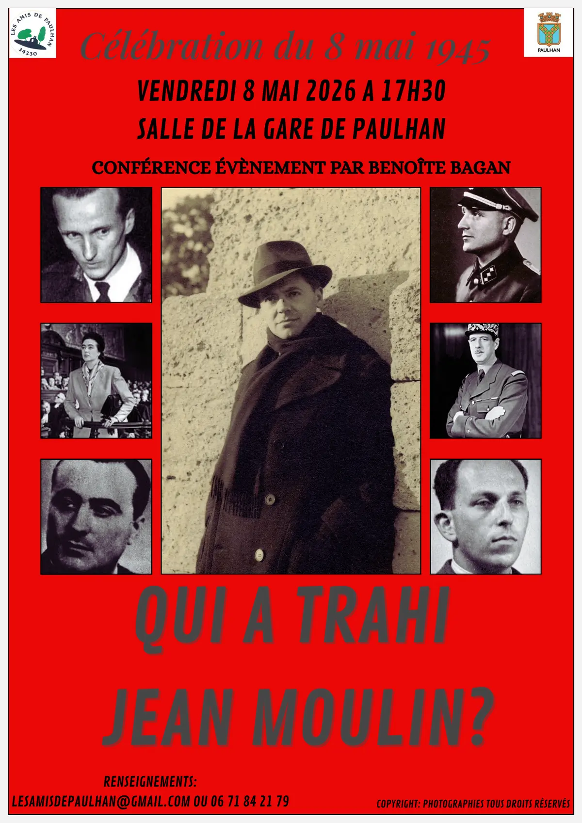 Conference Qui A Trahi Jean Moulin ?