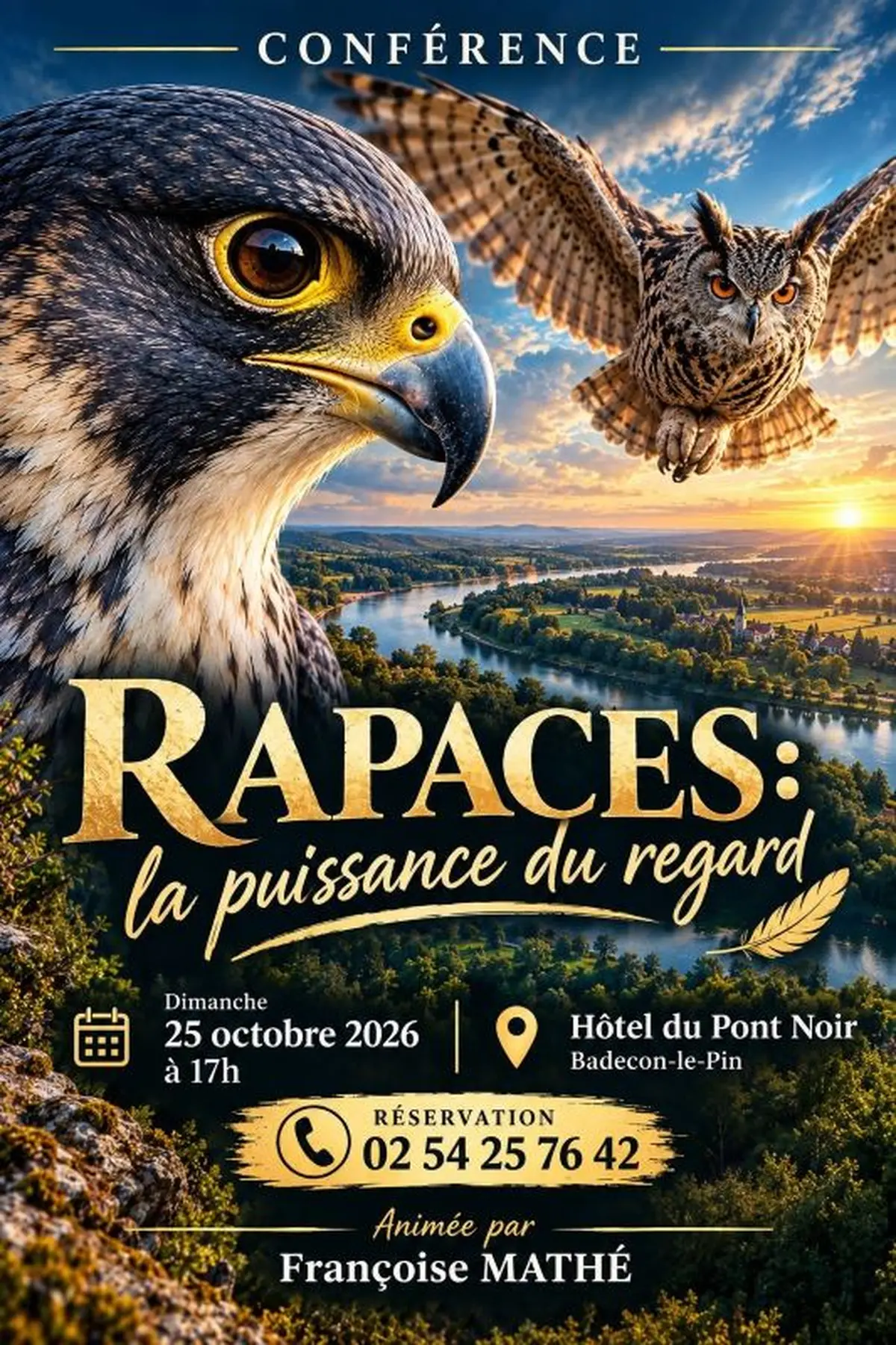 Conférence : Rapaces la puissance du regard