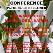 Conférence - Reconnaitre Les Plantes De La Nature